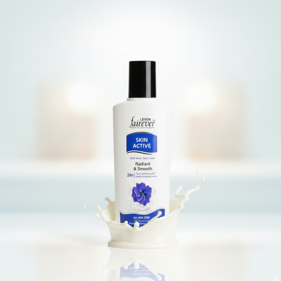 Skin Active Lotion – Radiance & Smooth, Hand, Face & Body – 200ml - Levon Fairever