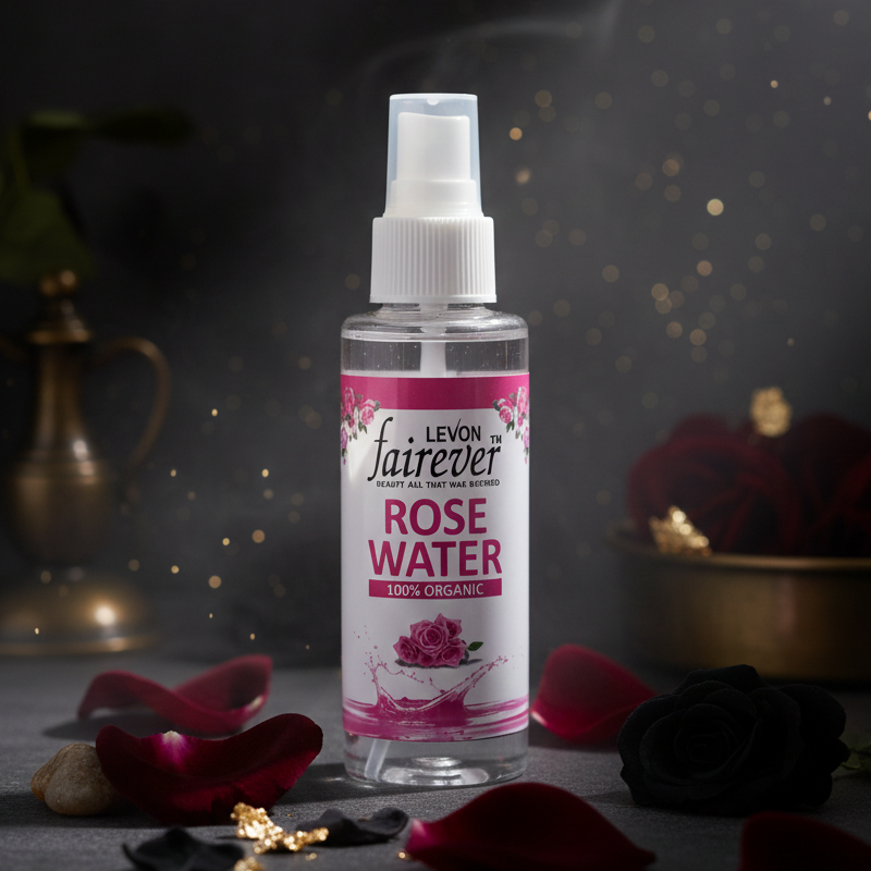 Levon Fairever Rose Water Pump – Natural Hydrating Facial Toner 100ml