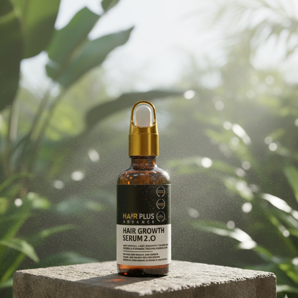 Hair Plus Oil 2.0 Serum – 100% Organic Herbal Formula for Hair Loss Control & Hair Growth