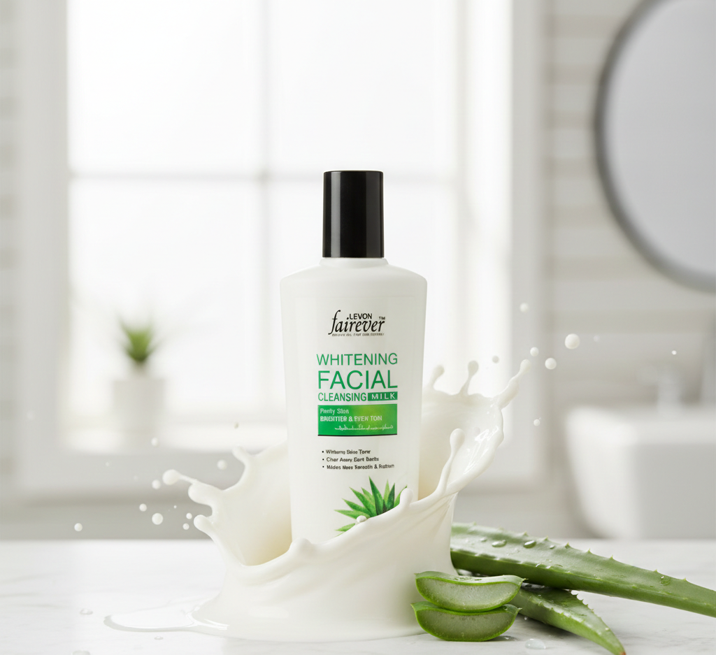 Levon Fairever Whitening Cleansing Milk – Gentle Face Cleanser for Radiant Skin – 150ml