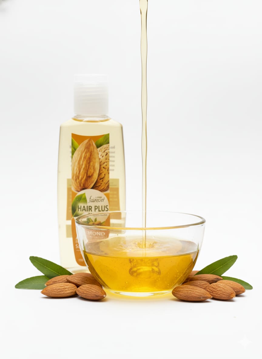 Hair Plus Hair Oil – Almond, 150ml – Nourish & Strengthen Hair Naturally