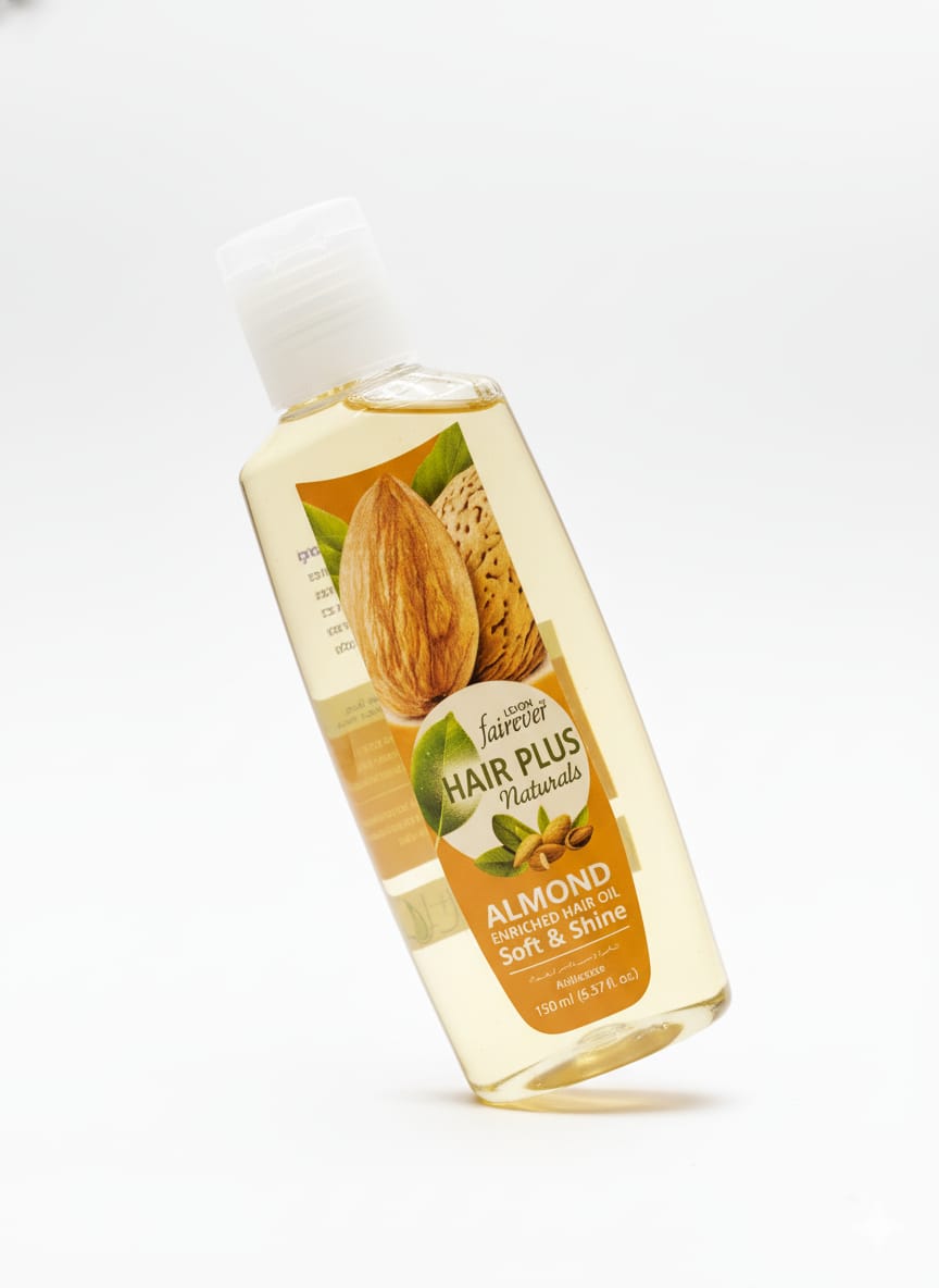 Hair Plus Hair Oil – Almond, 150ml – Nourish & Strengthen Hair Naturally